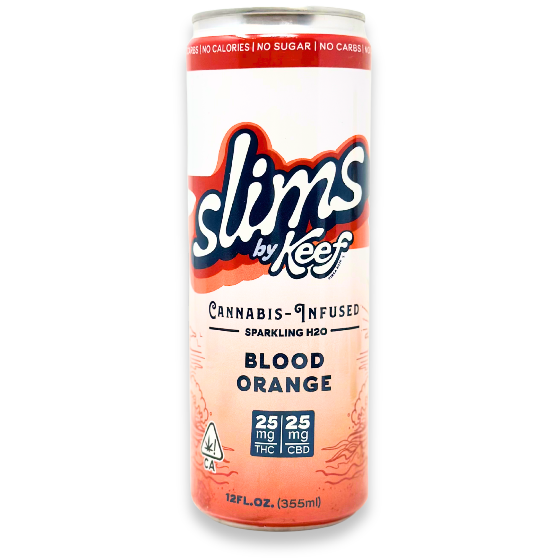 Keef - Slims - Blood Orange 1:1 - 12oz - 25mgTHC/25mgCBD