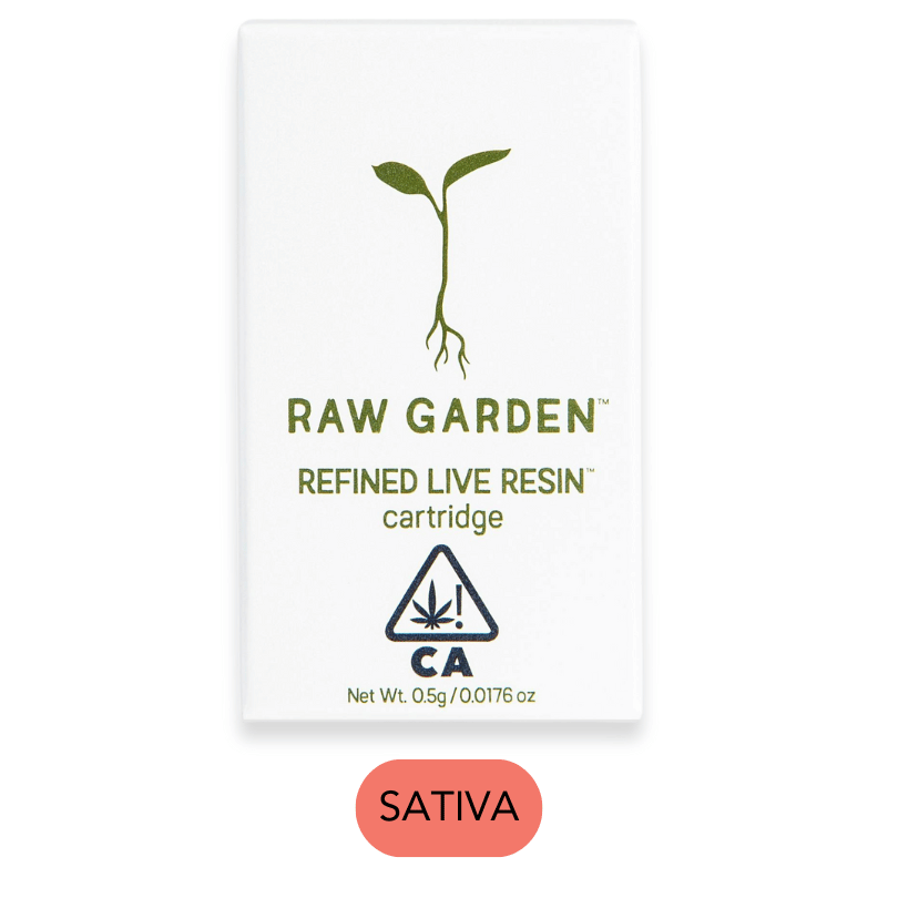 Raw Garden - Live Resin - Lemon Oz - Vape Cart - 0.5g