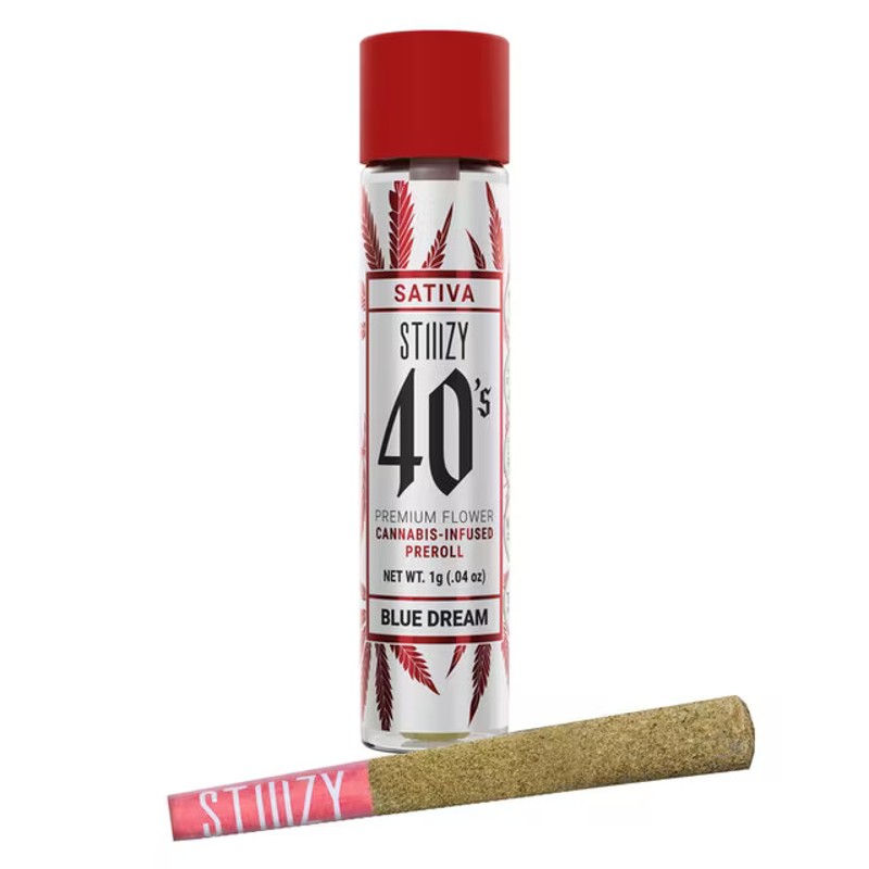 Stiiizy 40's Blue Dream (S) Infused Preroll 1g