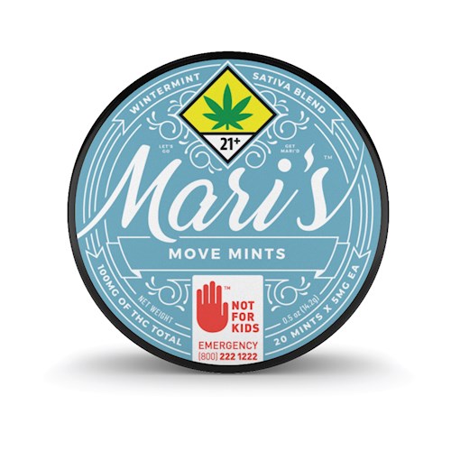 Mari's Mints | Wintermint | Sativa | Move | DOH | 20pk
