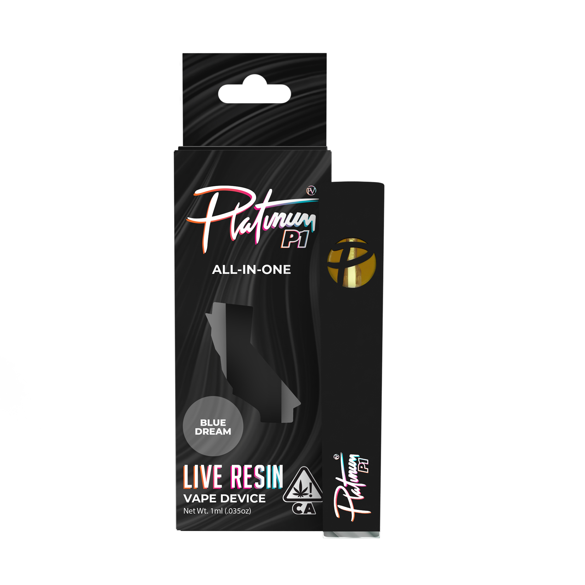 Platinum Vape - Vape: Blue Dream (Live Resin Disposable)