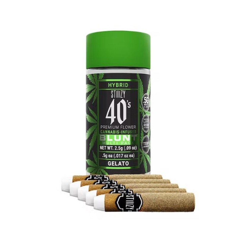 STIIIZY - 40's Mini Blunt - Gelato - (5pk) - 2.5 Grams