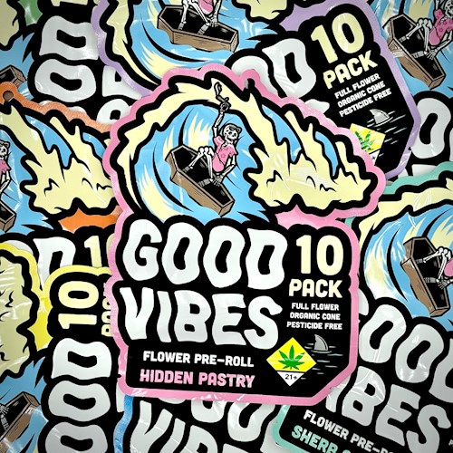 Good Vibes | Hidden Pastry | Pre-Roll Pack | 10 x 1g