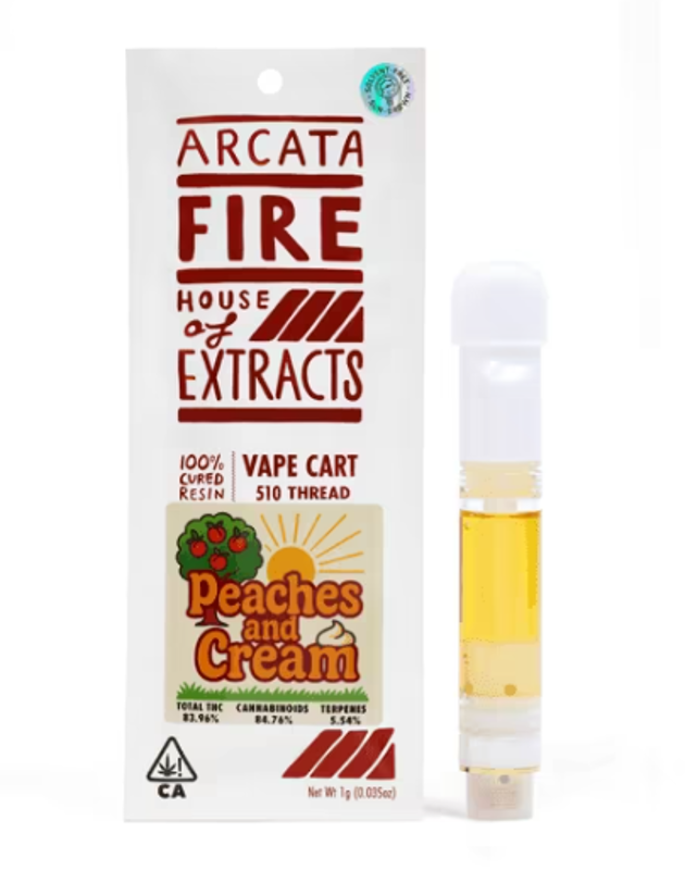 Arcadta Fire - Peaches & Cream - Cured Resin - 1 Gram
