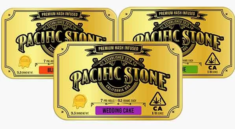 Pacific Stone - Wedding Cake - Hash Infused (7pk) - 3.5 Grams