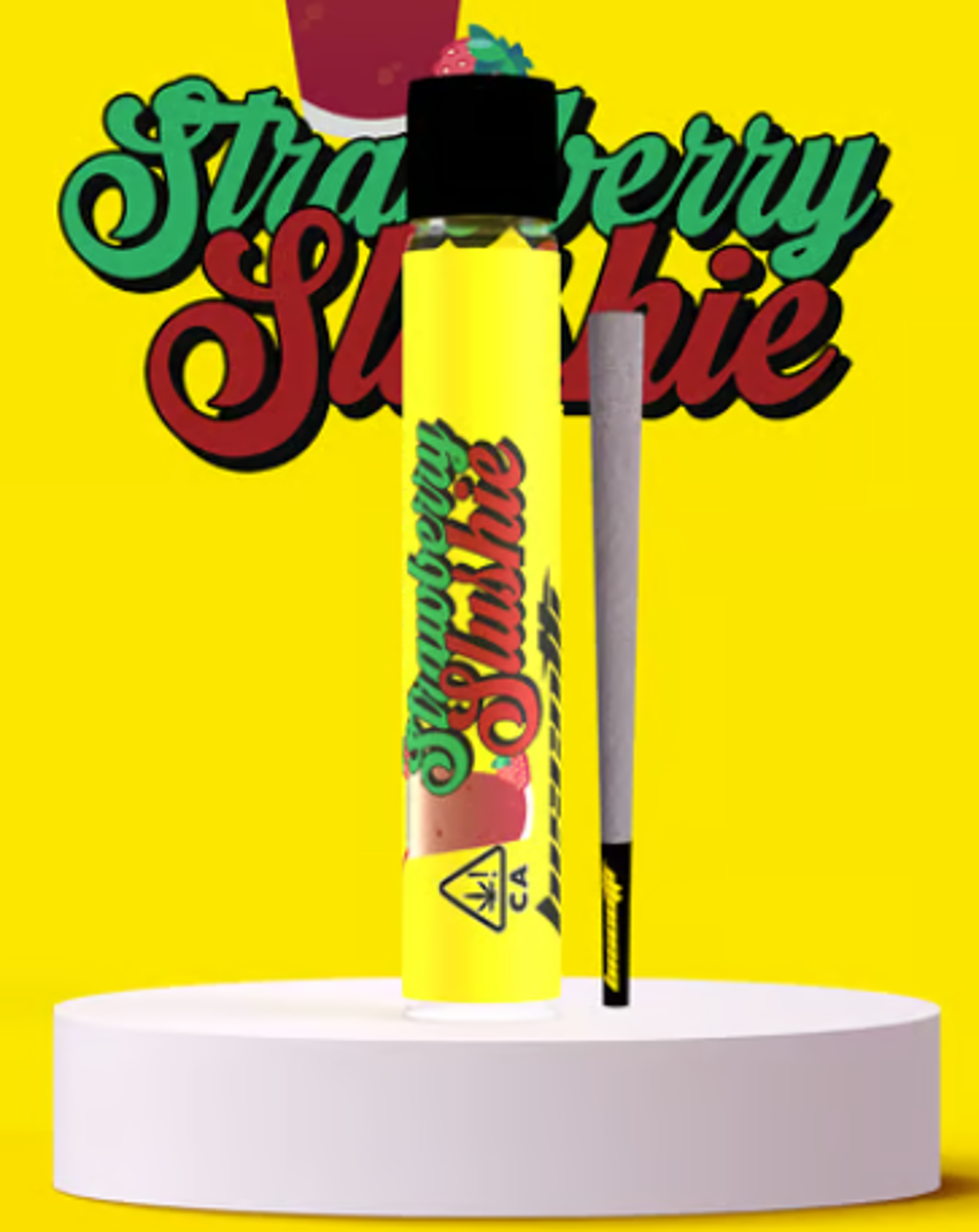 Biscotti - Strawberry Slushie - Hash Infused - 1 Gram