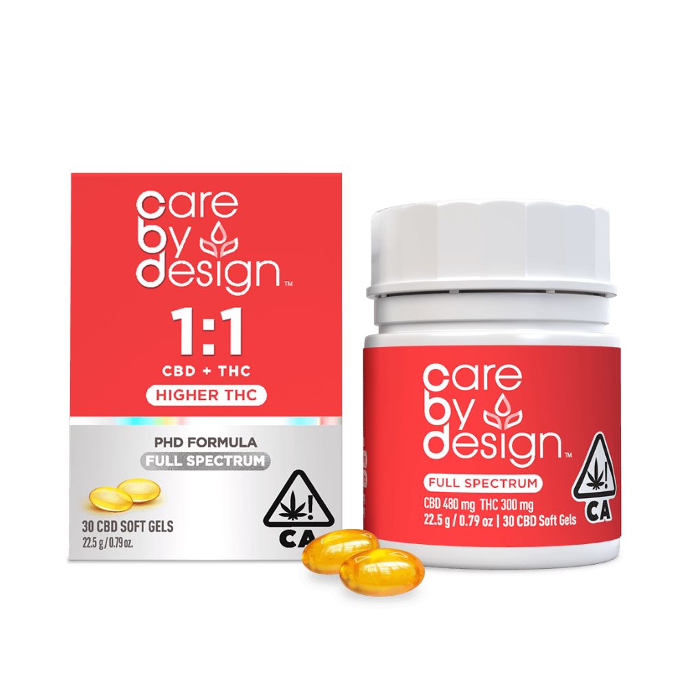 1:1 FULL SPECTRUM SOFT GELS (30) - CARE BY DESIGN