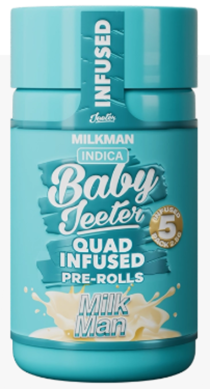 Jeeter - Milk Man - Infused - Rosin - Baby Jeeter - 5 pack - 2.5 Grams