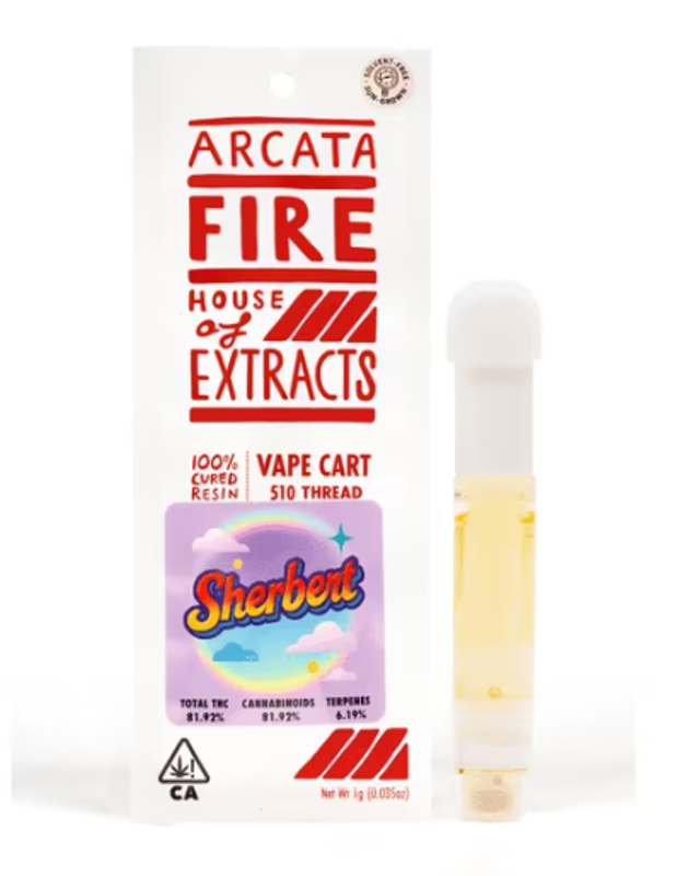 Arcadta Fire - Sherbert - Cured Resin - 1 Gram