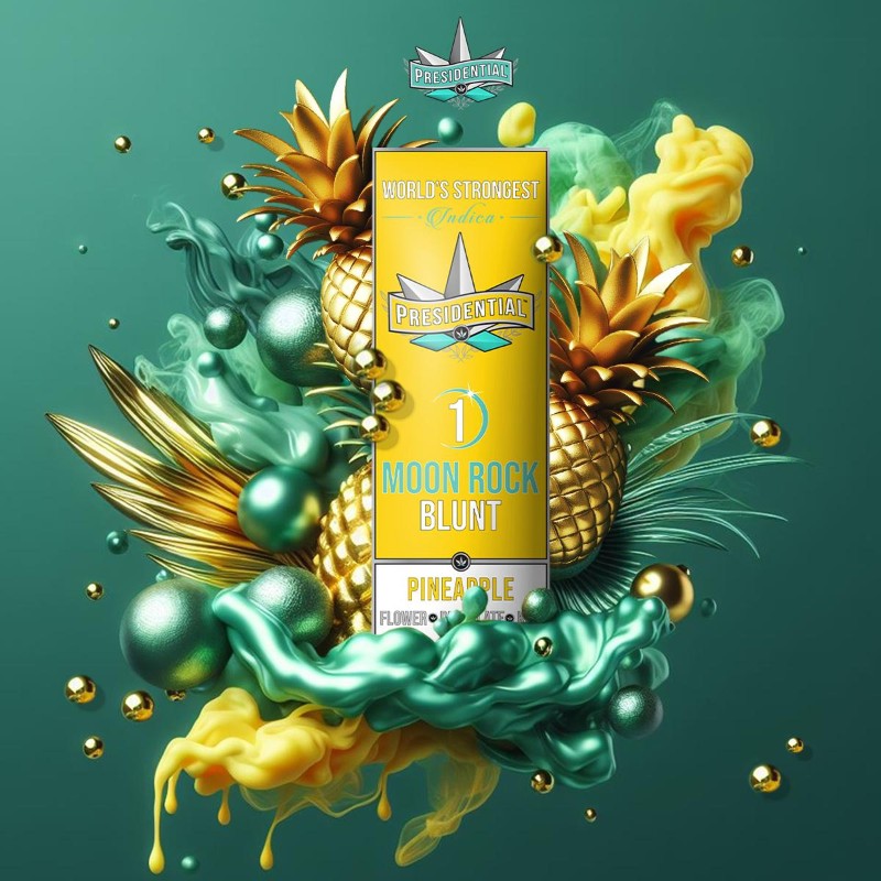 Presidential - Pineapple - Infused Blunt - 1.5 Grams