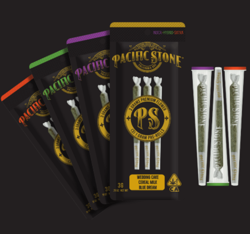 Pacific Stone - Indica - 3 pack - 3 Grams