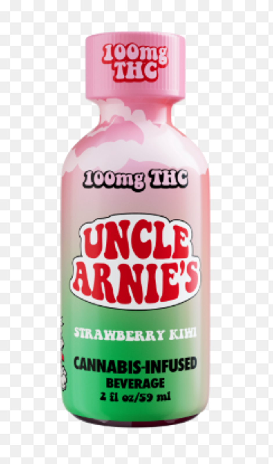 Uncle Arnie's - Strawberry Kiwi - 2 OZ - 100MG - Shot