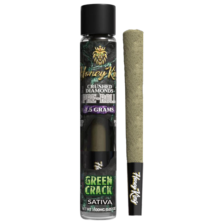 Honey King | Green Crack | Diamond Infused | Kief | 1.5g
