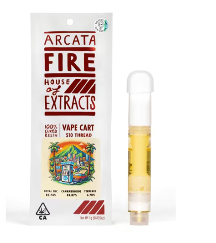 Arcadta Fire - SFV OG - Cured Resin - 1 Gram