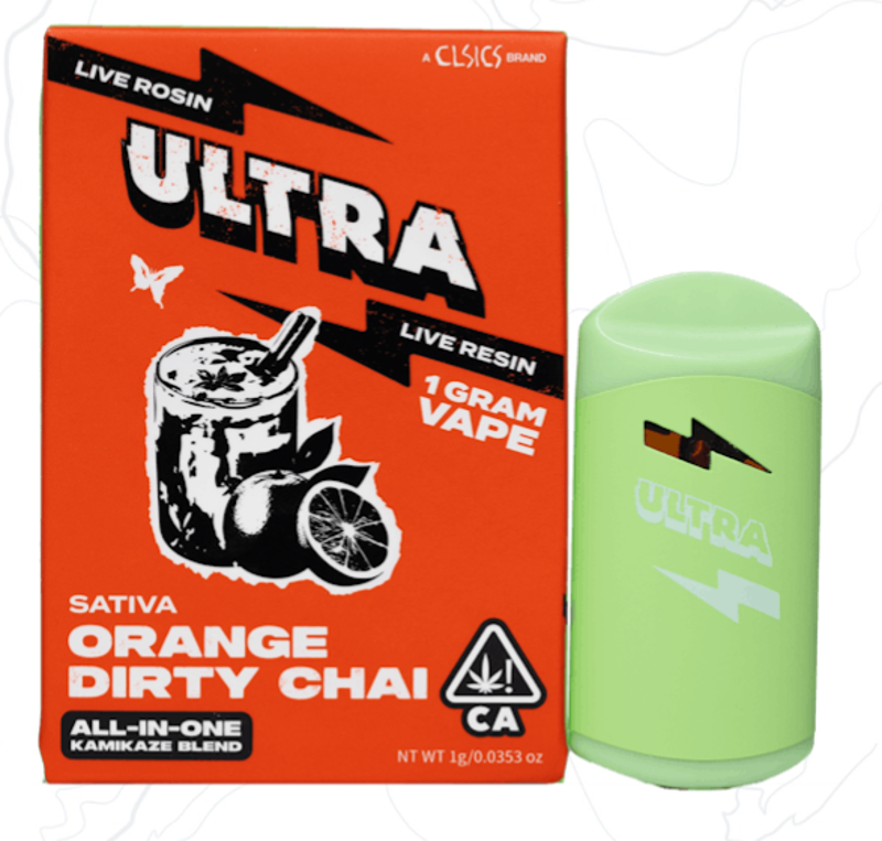 Ultra - Orange Dirty Chai - All In One - Live Rosin and Live Resin - 1 Gram