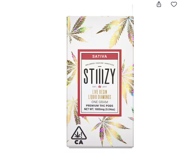 STIIIZY - Hawaiian Snow - Live Resin Liquid Diamonds - 1 Gram