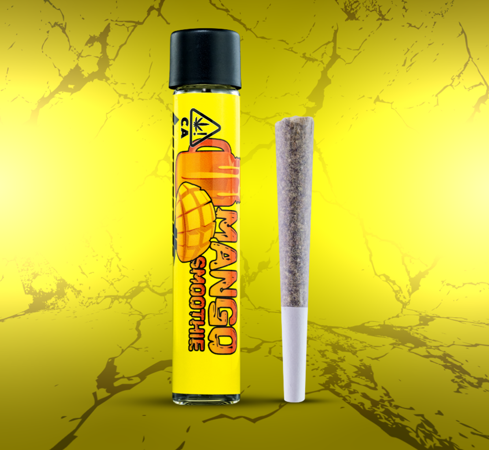 Biscotti - Mango Smoothie - Hash Infused - 1 Gram 