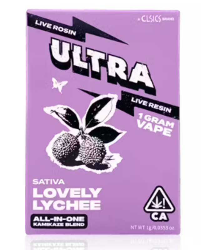 Ultra - Lovely Lychee - All In One - Live Rosin and Live Resin - 1 Gram