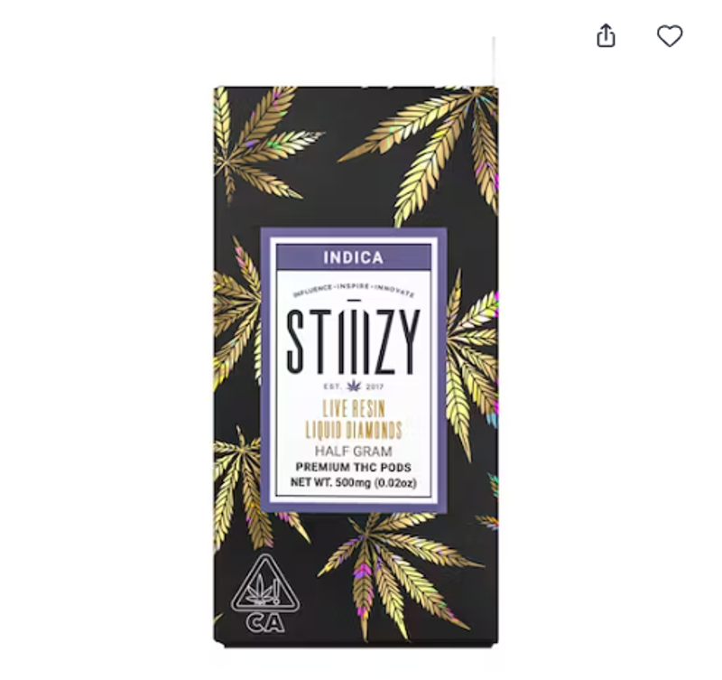 STIIIZY - Tahoe Og - Live Resin Liquid Diamonds - 1/2 Gram
