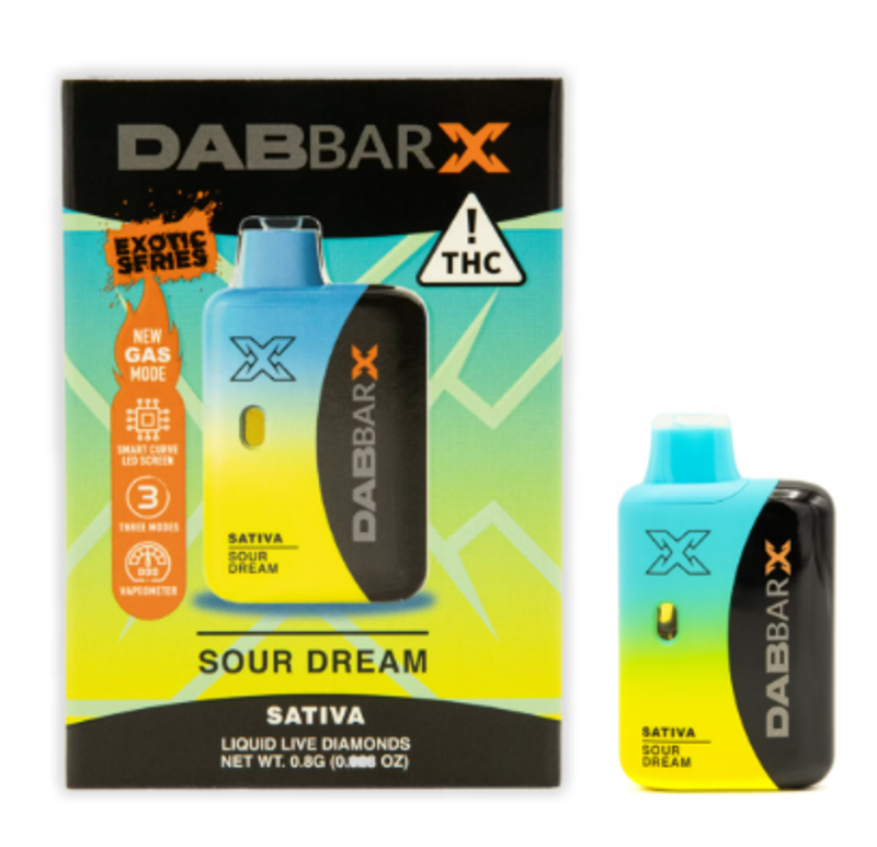 Dabwoods - Dab Bar X - Sour Dream - All In One - 1 Gram