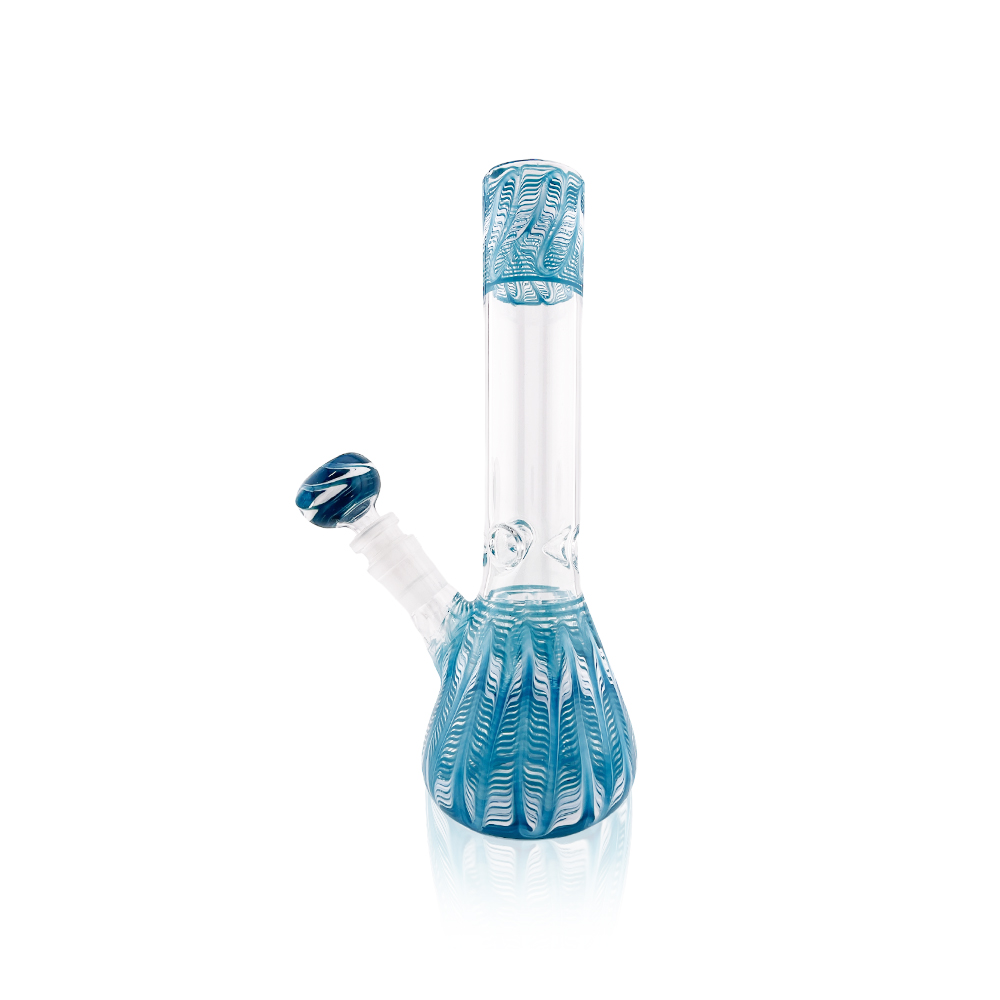TROPICANNA - Glass - 10" Wrap and Rake Beaker - Ice Catcher