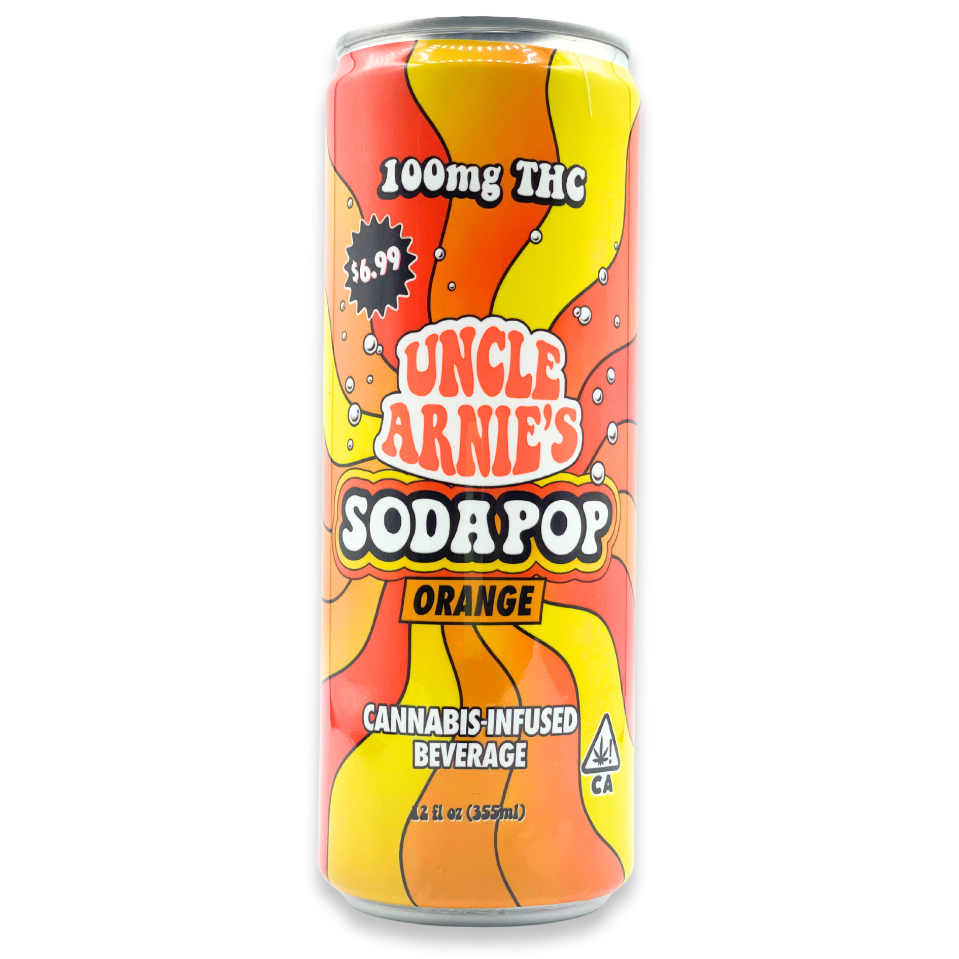 Uncle Arnies - Orange Soda - 12oz - 100mg