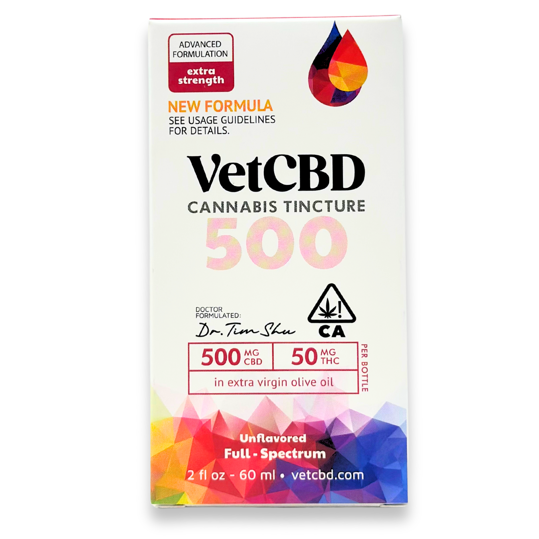 Vet CBD - Extra Strength - Tincture - 500mg - 2oz