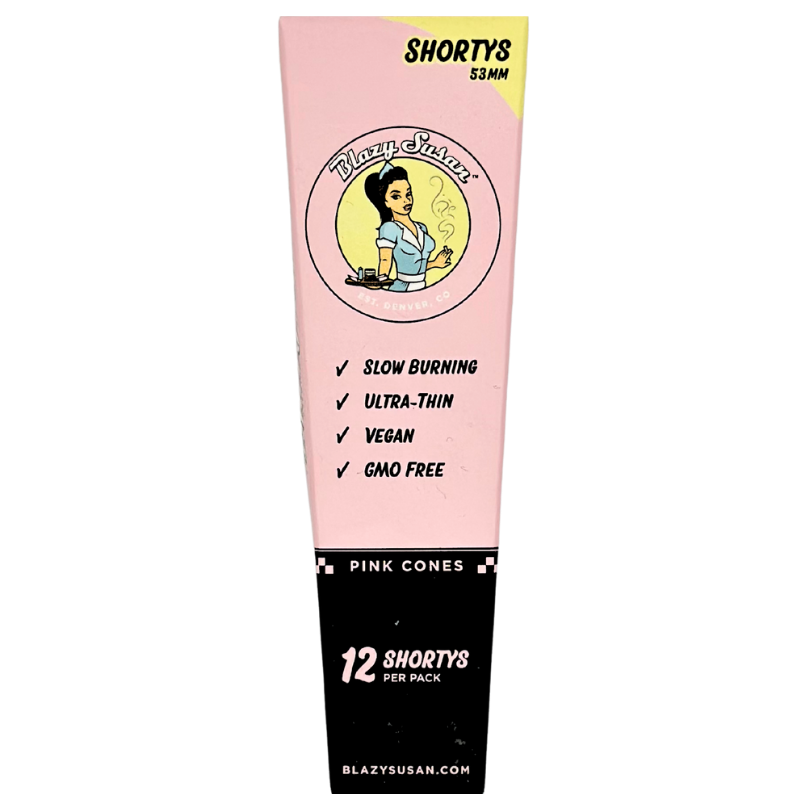 Blazy Susan - Cones Shortys Pink 12ct - Accessories
