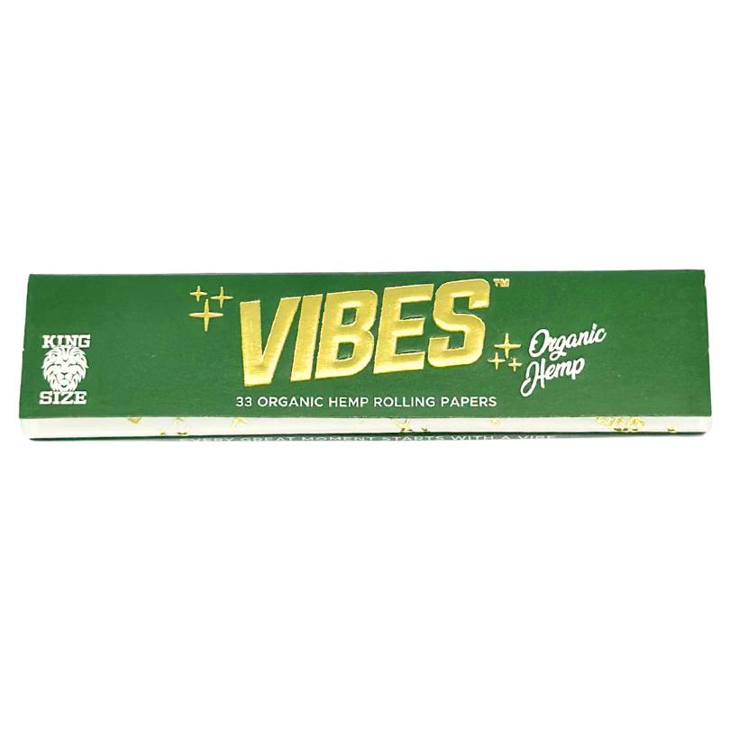 Vibes - King Size Papers Organic Hemp 50ct - Accessories
