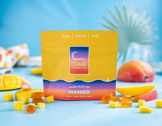 Coast Mango Gummies 100mg 20pk (GF/DF)