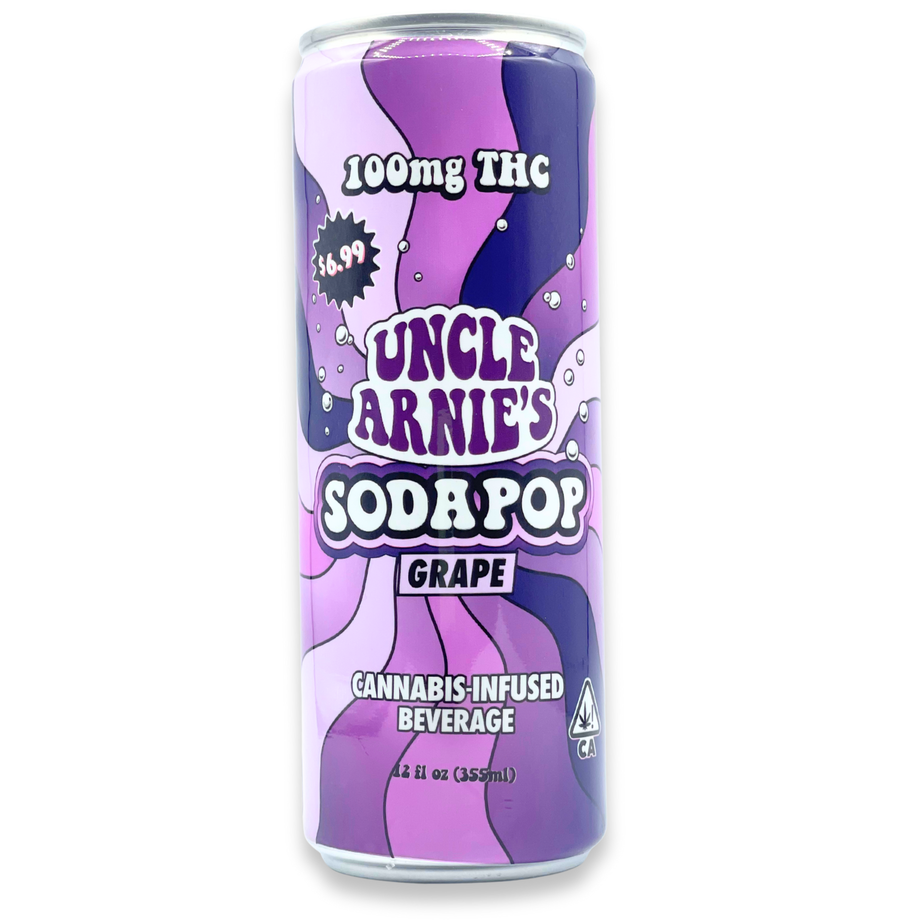 Uncle Arnies - Grape Soda - 12oz - 100mg