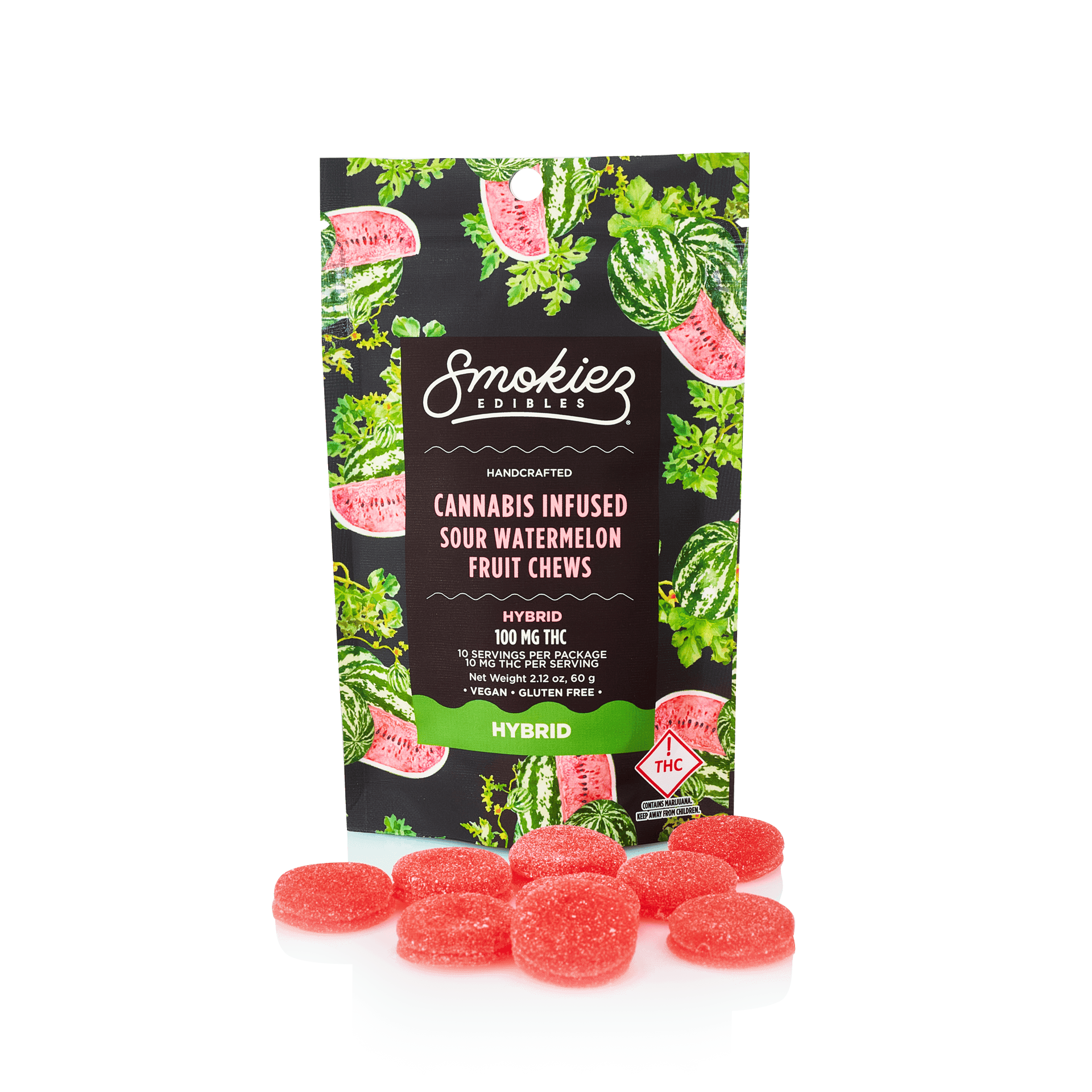Smokiez - Edibles - Sour Watermelon - 20 Pack - 100mg