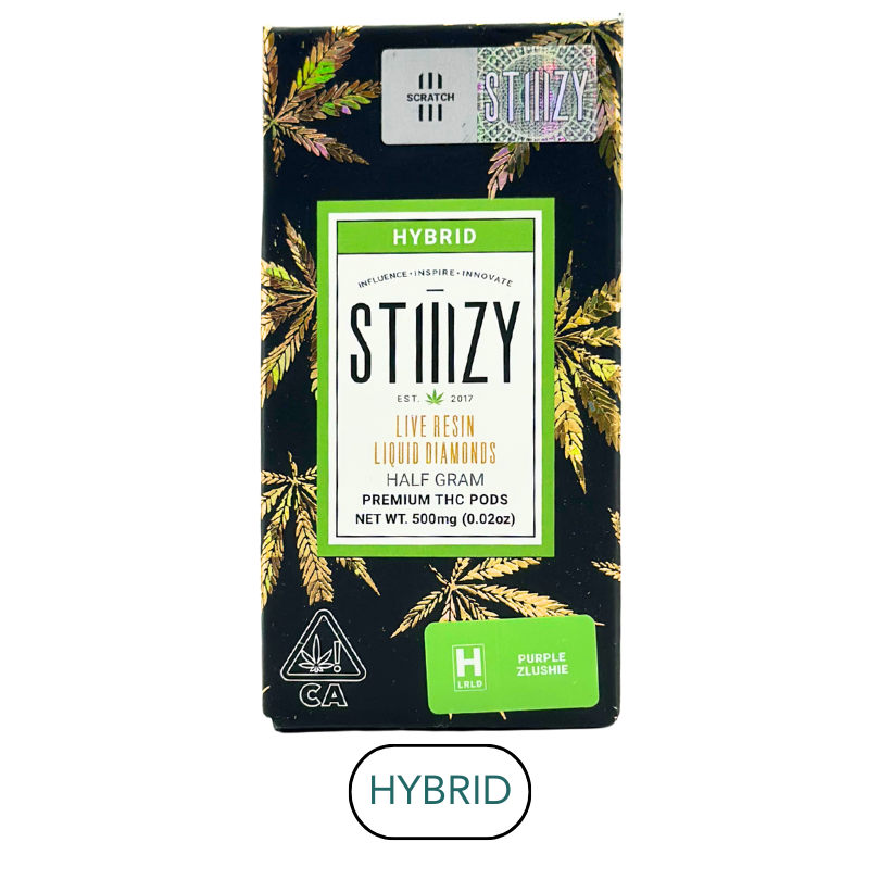 PURPLE ZLUSHIE LIVE RESIN LIQUID DIAMONDS POD .5G