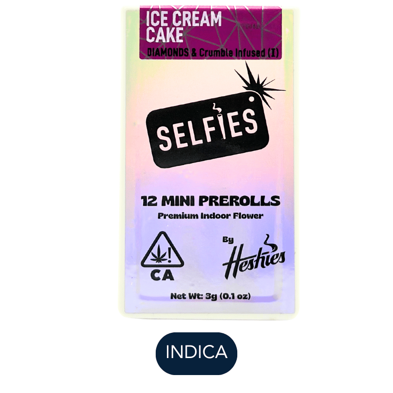 Selfies - Ice Cream Cake - Infused Preroll Pack - 12pk - 3.0g