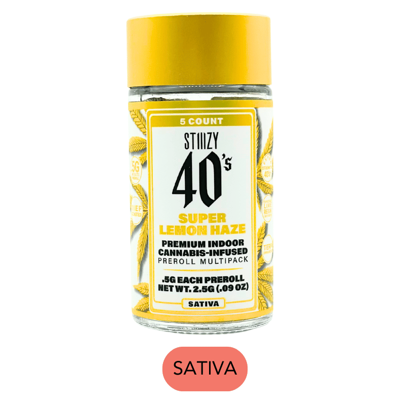 SUPER LEMON HAZE .5G 40S PREROLL MULTIPACK