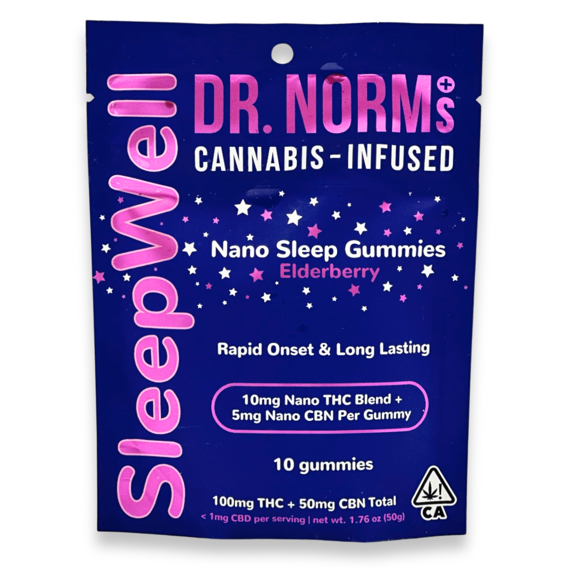Dr. Norms - SleepWell - Elderberry - Gummies - 10pk - 100mg
