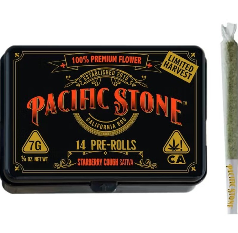 Pacific Stone - Starberry Cough - (14pk) - 7 Grams