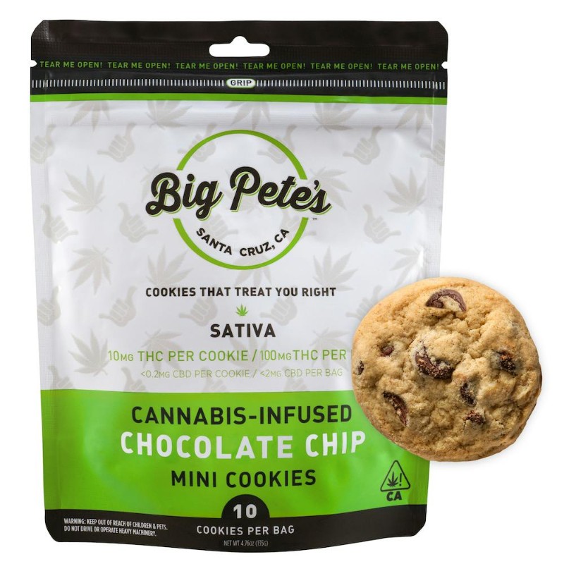 Big Pete's Sativa Chocolate Chip 10pk 100mg