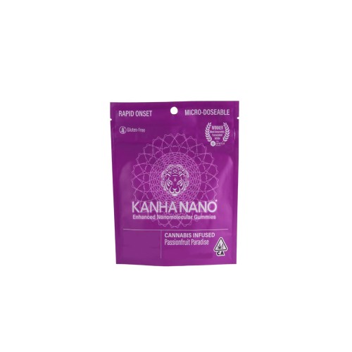 KANHA - Passionfruit Paradise Indica Nano Gummies - 100mg - Edible