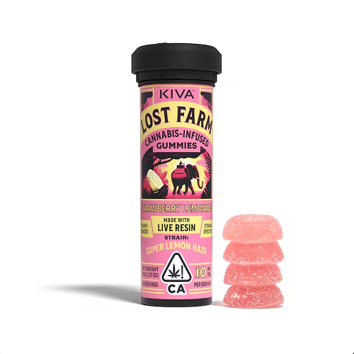 Lost Farm - Edible: Strawberry Lemonade (Live Resin Gummy) - 100mg