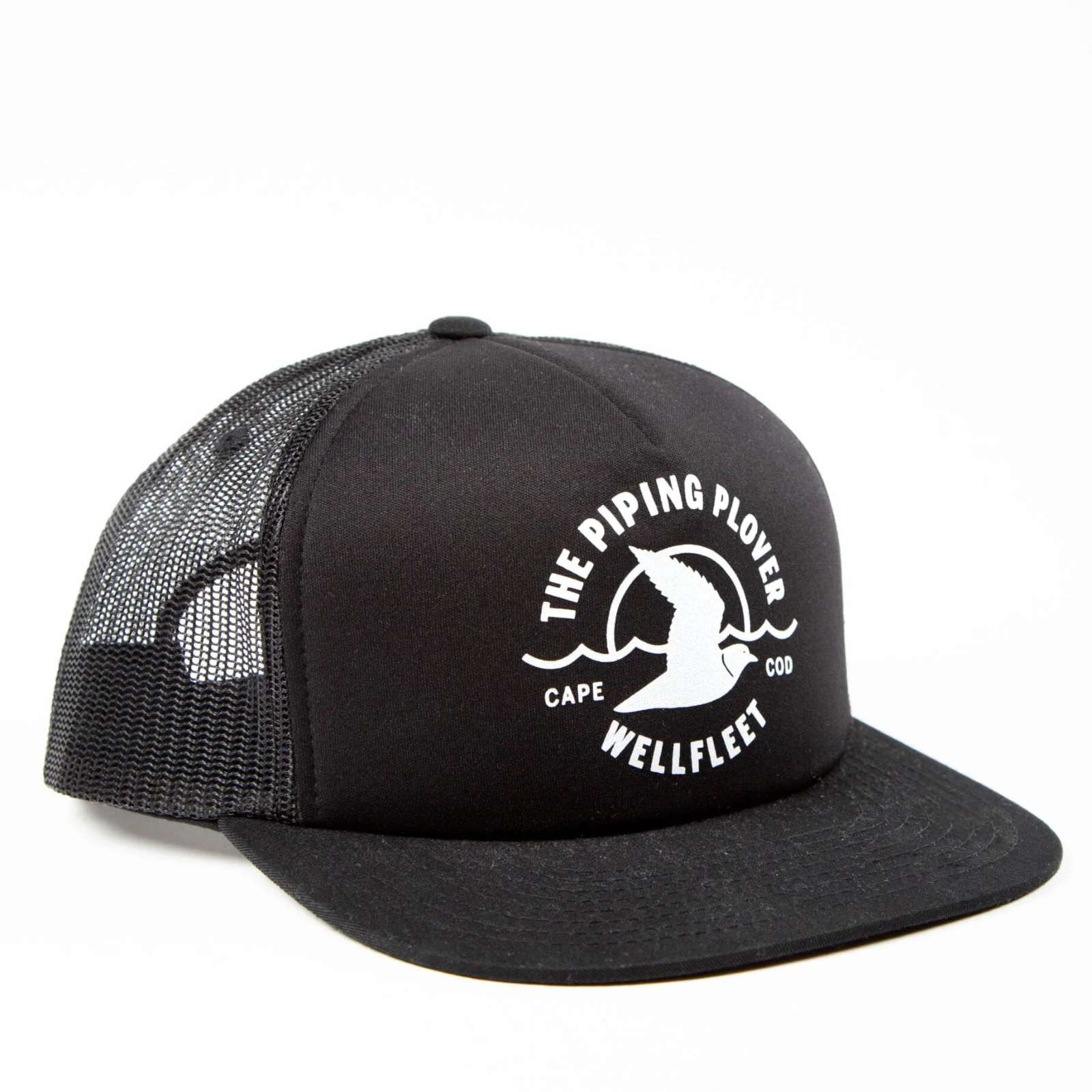 Trucker Hat (Black) | Piping Plover