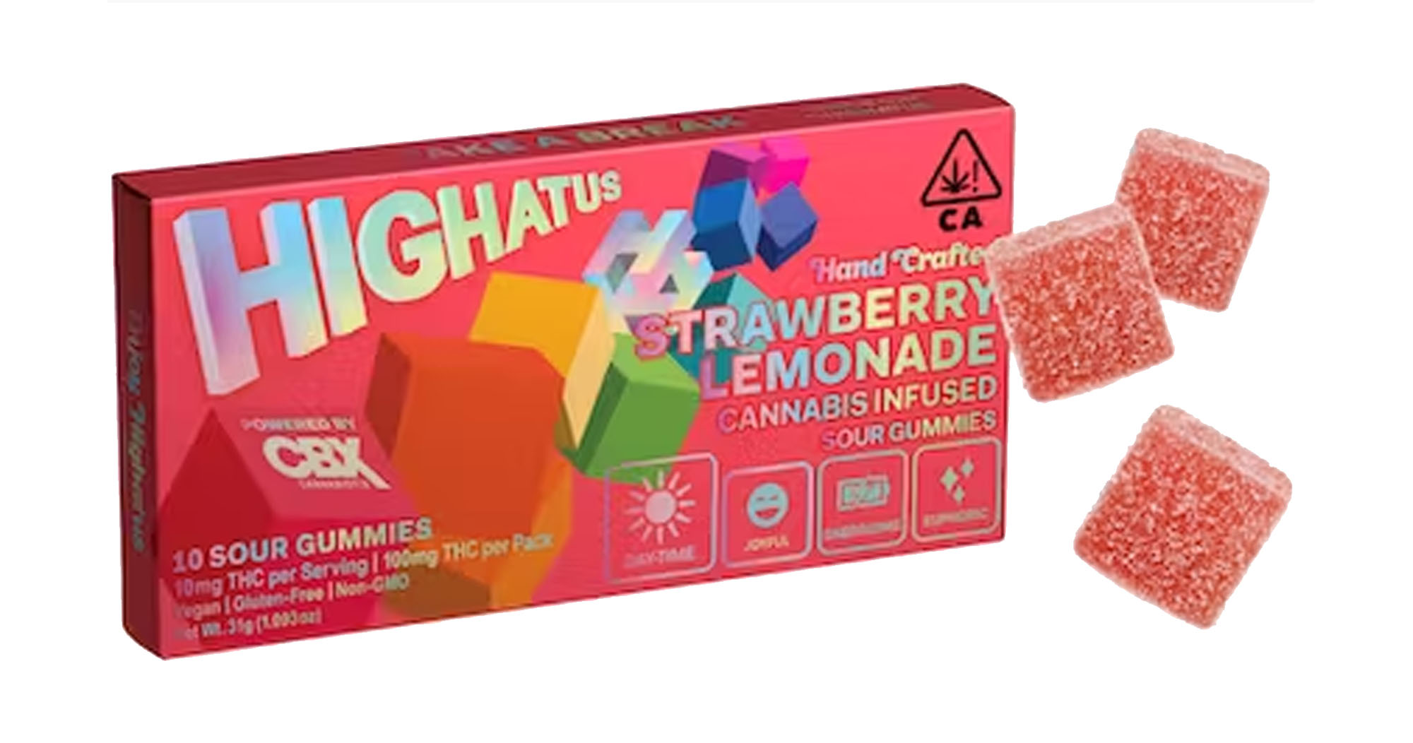 Mission Valley - Highatus - Strawberry Lemonade Sour Gummies