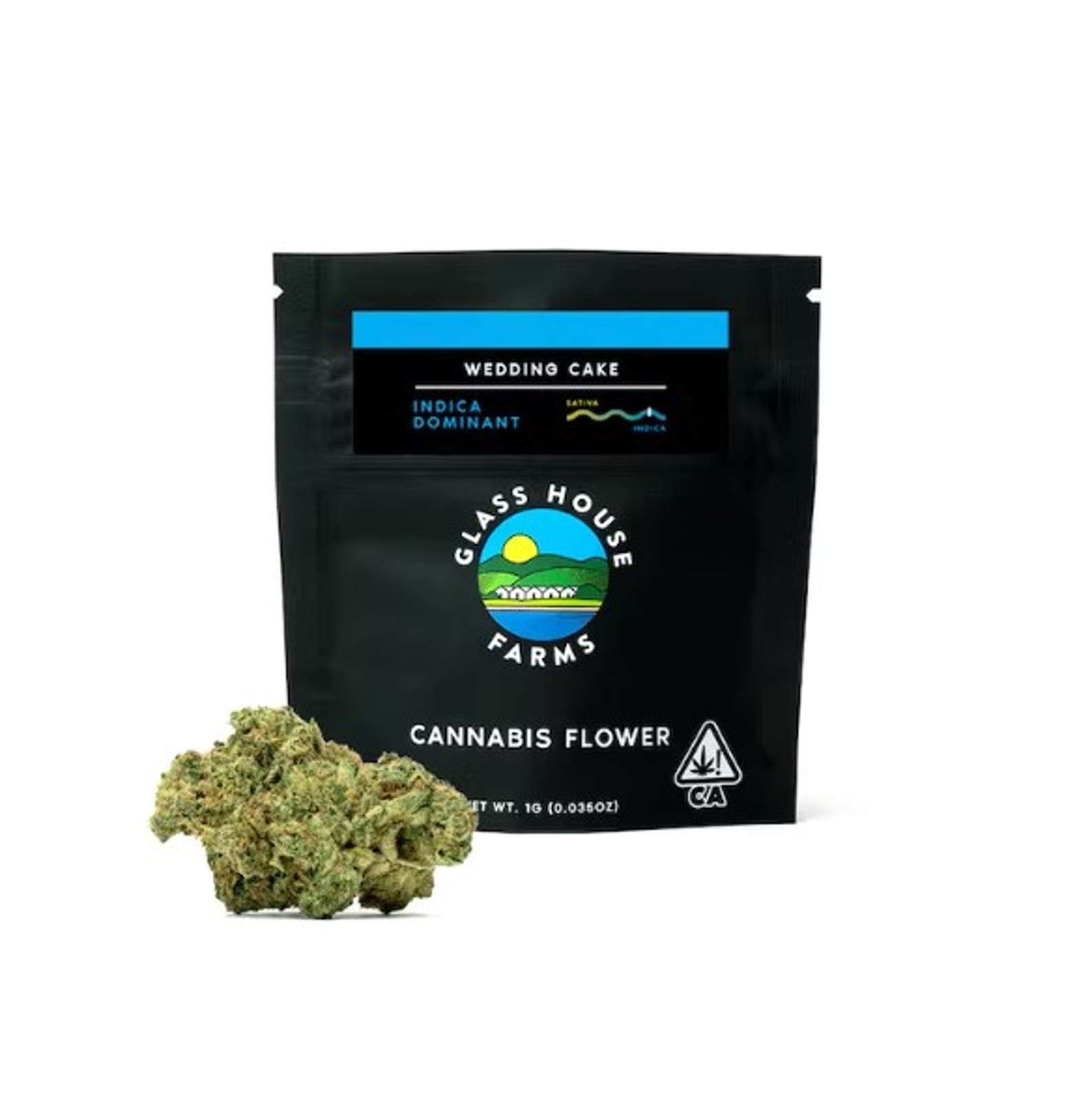 Glass House Farms Wedding Cake 1 Gram GreenStone