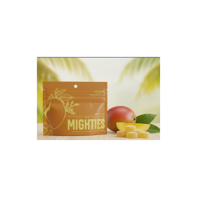 Clique | Mango Muse Mighties | Pates De Fruits | 100mg/2pk