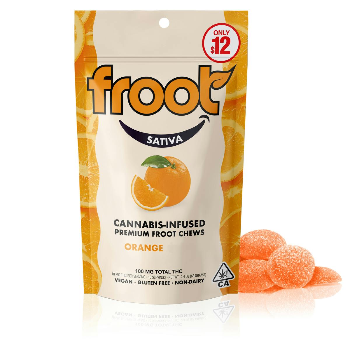 Froot | Gummies | Orange Tangie | 10 pc