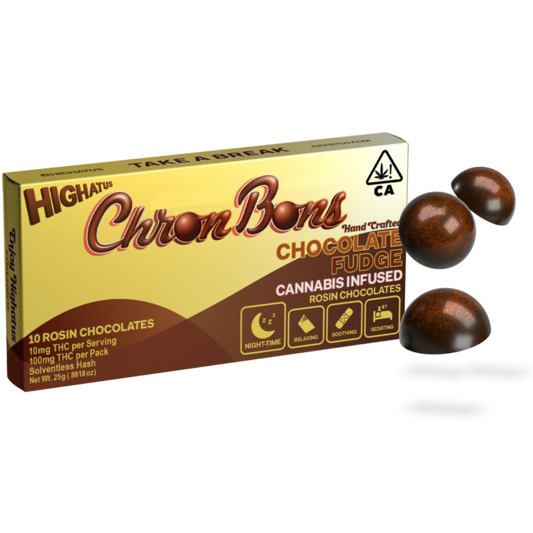 Highatus - Edibles - Chron Bons Chocolate Fudge - 100MG