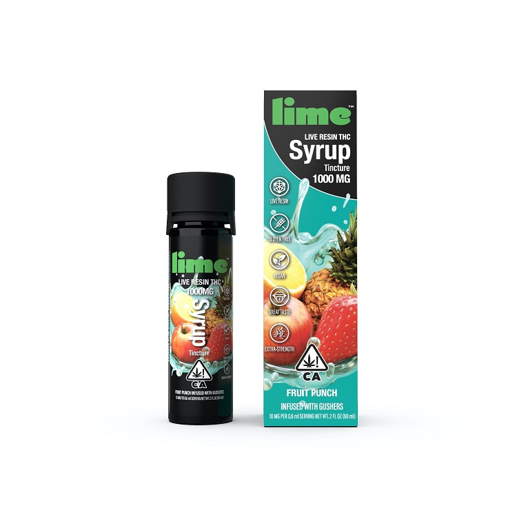 Lime - Fruit Punch Live Resin Syrup 1000mg
