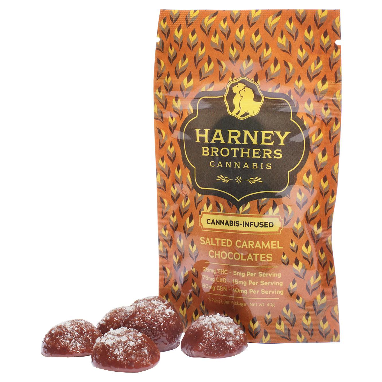 Salted Caramel 5mg Chocolates 5 Pack | Harney Brothers