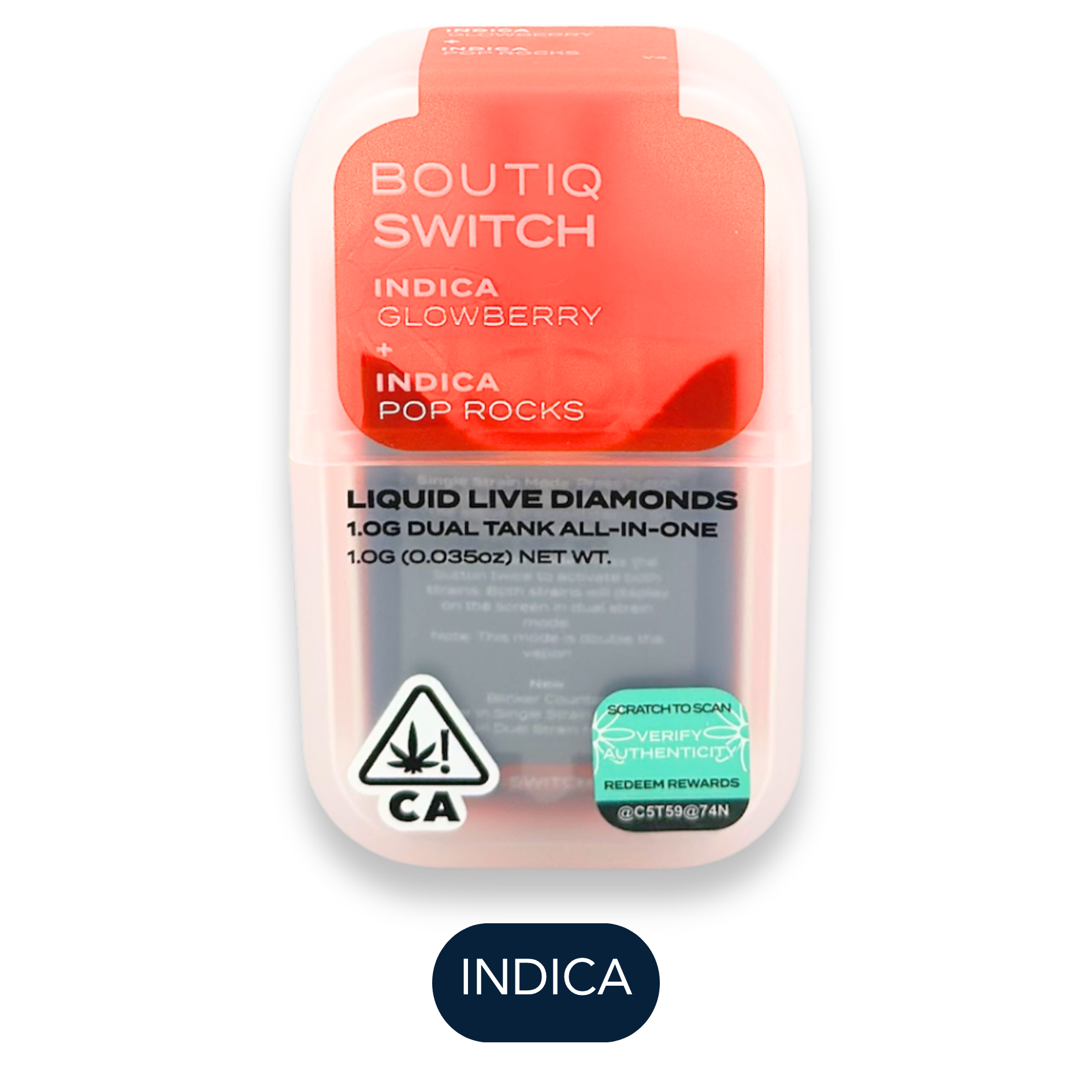 Boutiq - Live Resin Double - Glowberry x Pop Rocks - RTU - 1.0g