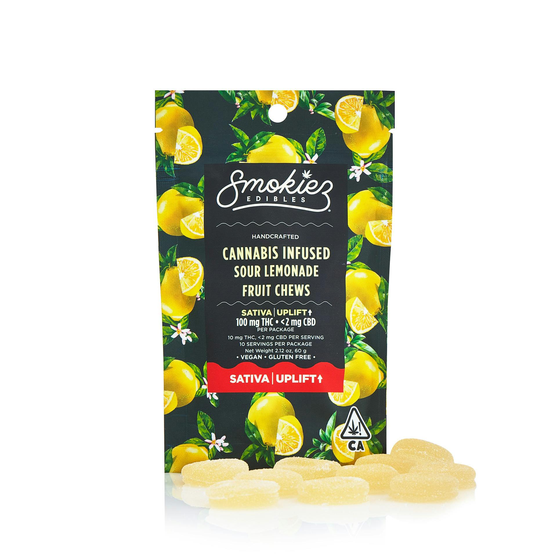 Smokiez | Gummies | Sour Lemonade | 10 pc